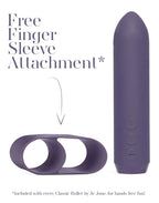 Je Joue - Classic - Bullet Vibrator met Vinger Sleeve - Paars