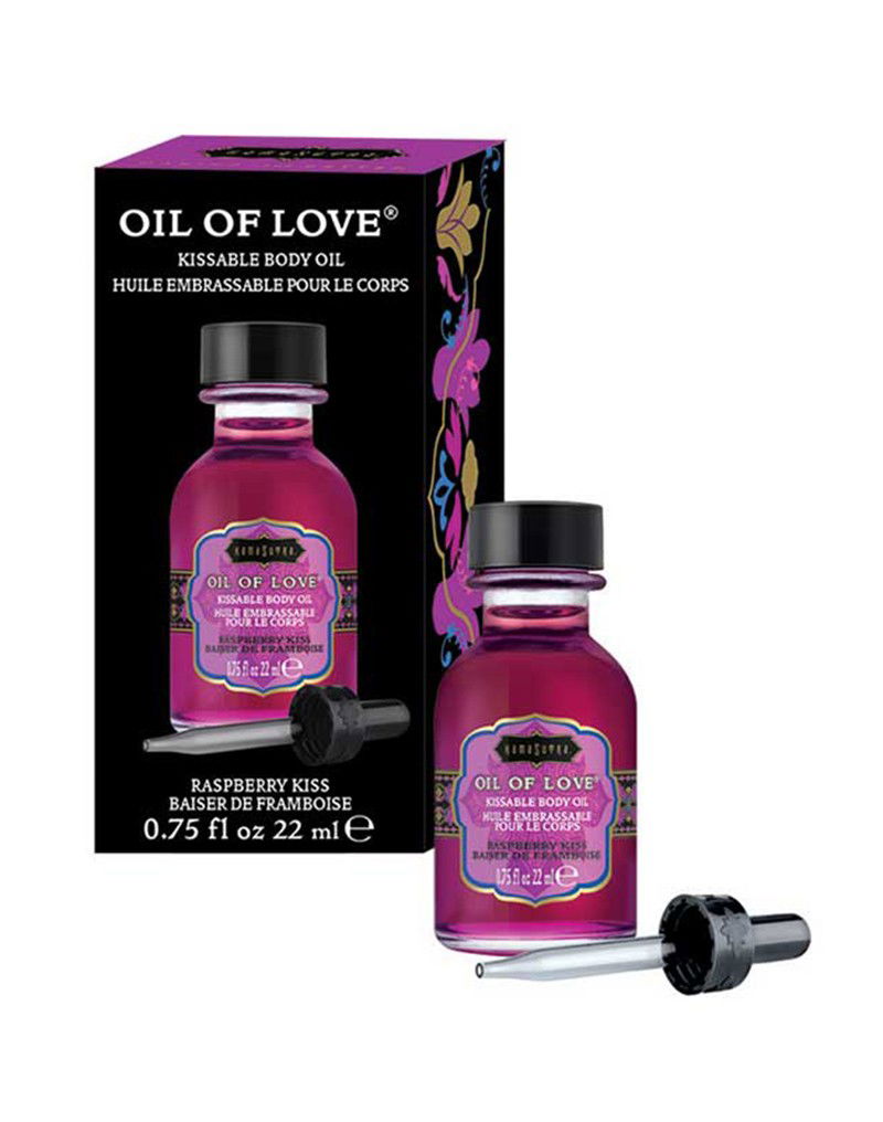 Kama Sutra - Oil of Love - Kusbare Lichaamsolie - Raspberry Kiss - 22 ml