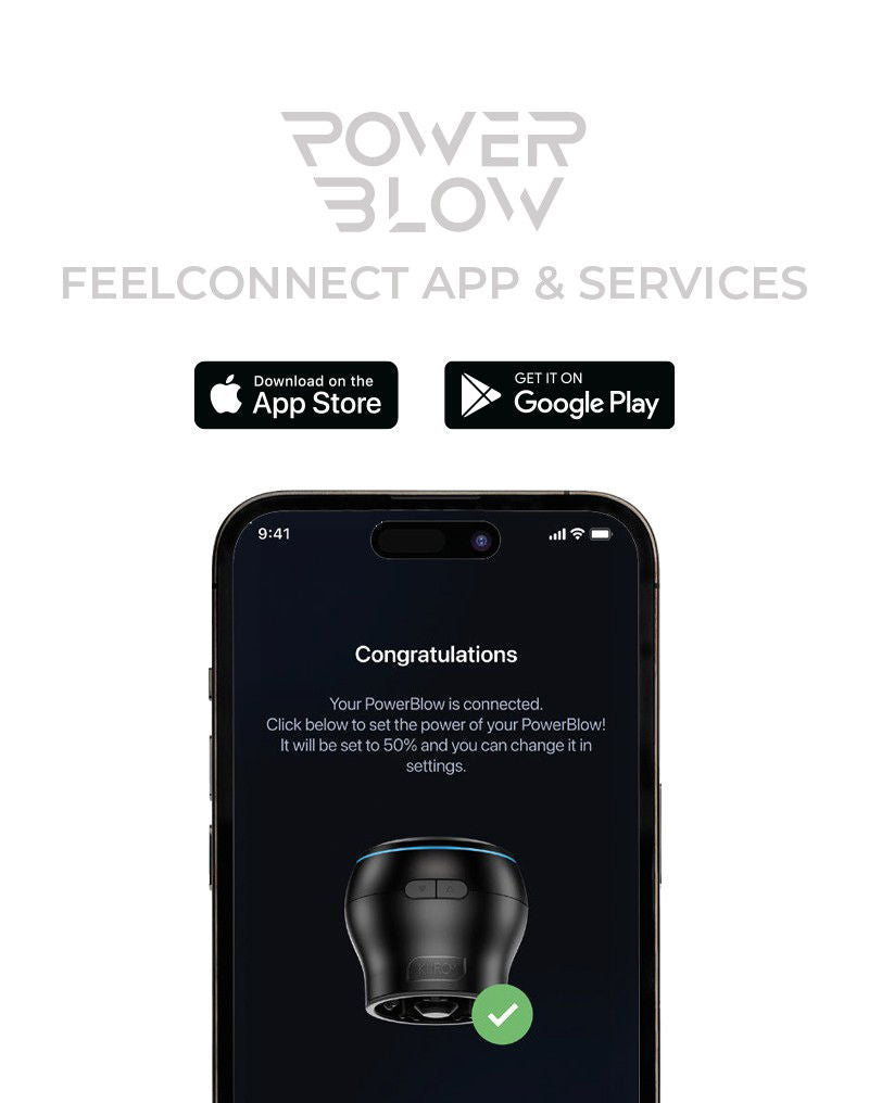 Kiiroo - Combo Set van Interactieve Zuig Masturbator PowerBlow en FeelStar Victoria June Mond Stroker - Zwart