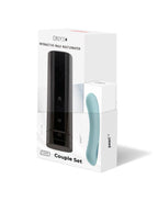 Kiiroo - Koppelset Masturbator Onyx+ en G-Spot Vibrator Pearl 2+ - Zwart & Turquoise