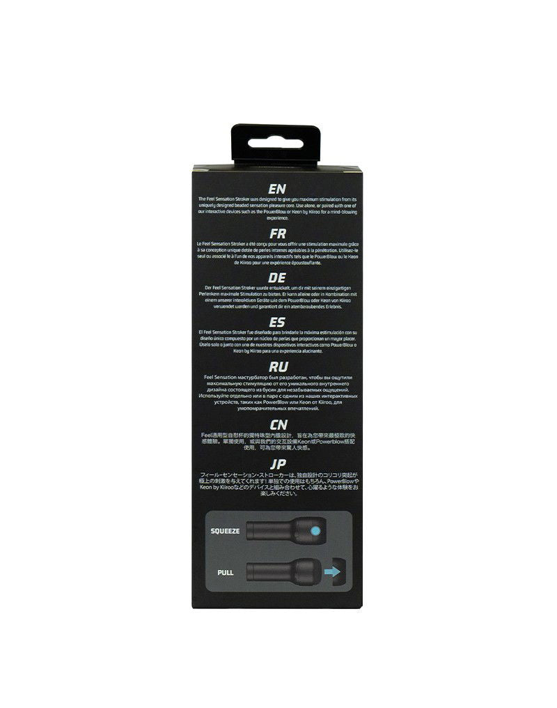 Kiiroo - FeelSensation - Niet-Anatomische Stroker - Zwart