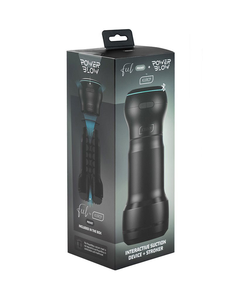 KIIROO - Pocket Stroker en PowerBlow Combo - Zwart