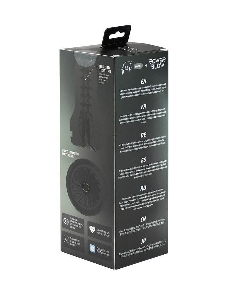 KIIROO - Pocket Stroker en PowerBlow Combo - Zwart