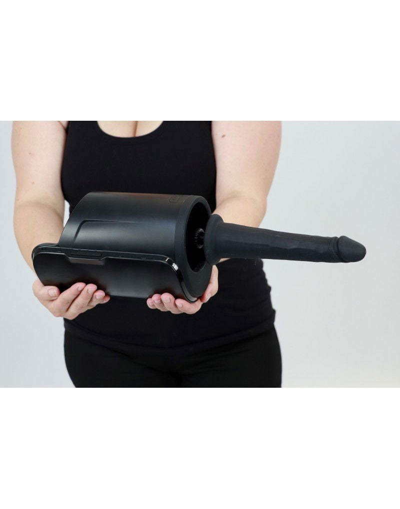 KIIROO - Dildo met vacuümvergrendelingssysteem voor KEON Masturbator - Zwart