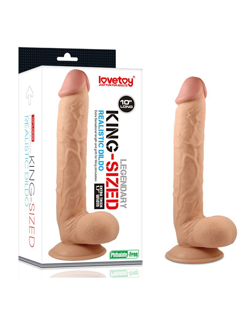 King-Sized Legendary Realistic Dildo 10"