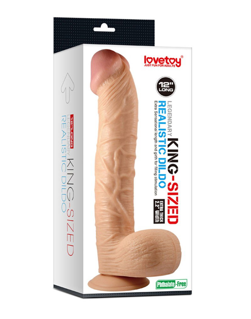 King-Sized Legendary Realistic Dildo 12"