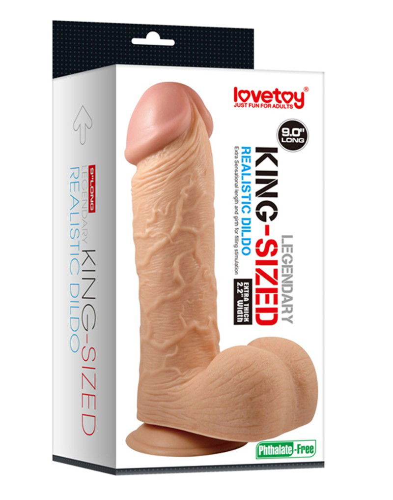 King-Sized Legendary Realistic Dildo 9"