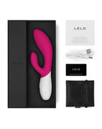 LELO - Ina Wave 2 - Rabbit Vibrator - Cerise