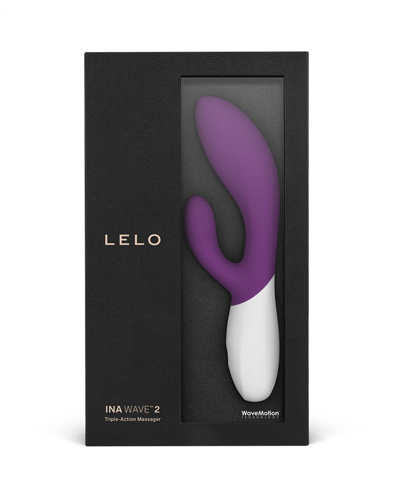 LELO - Ina Wave 2 - Rabbit Vibrator - Plum
