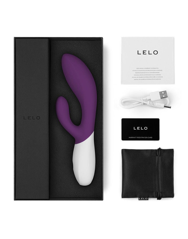 LELO - Ina Wave 2 - Rabbit Vibrator - Plum