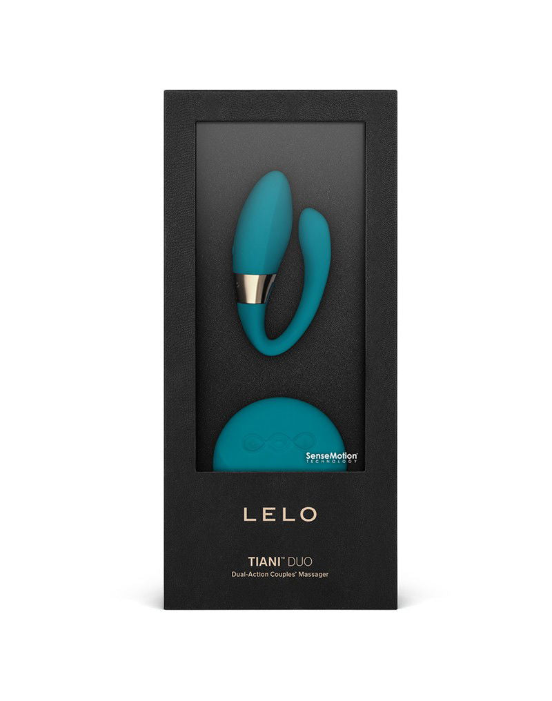 LELO - Tiani Duo - Koppel Vibrator met afstandsbediening - Oceaanblauw