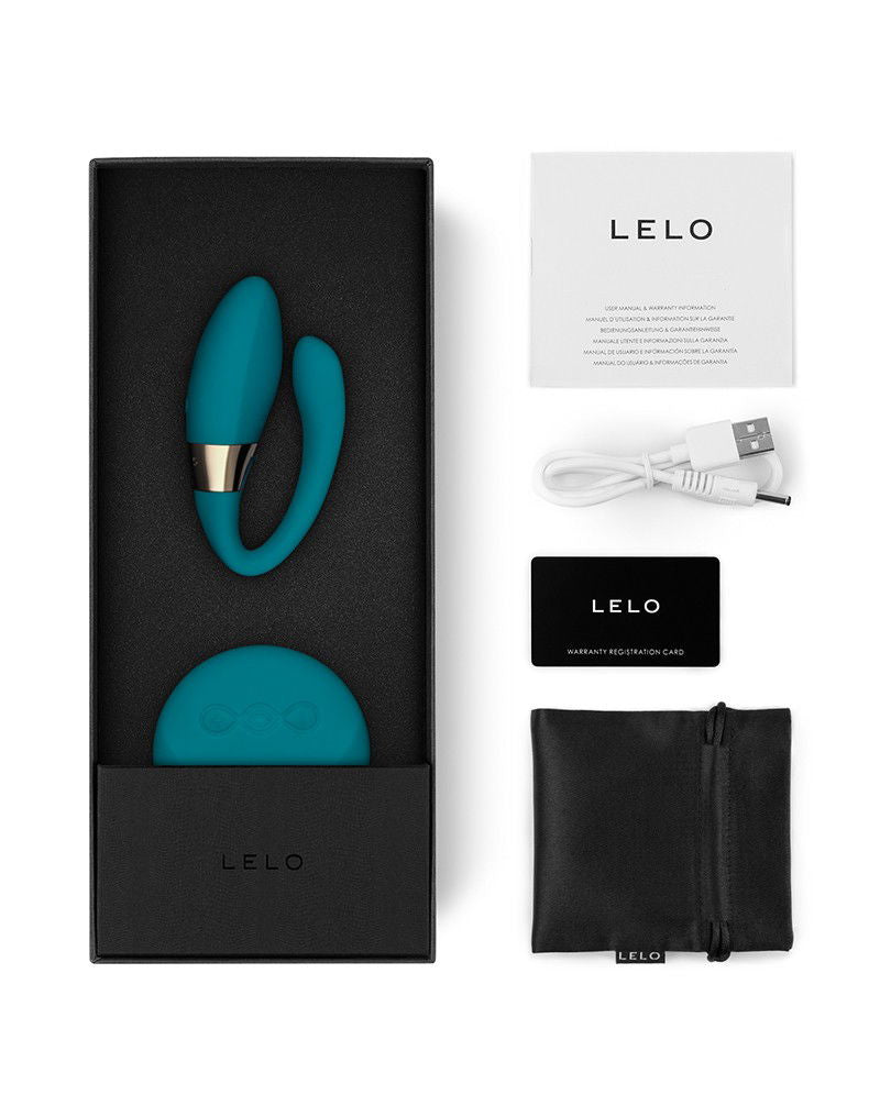 LELO - Tiani Duo - Koppel Vibrator met afstandsbediening - Oceaanblauw