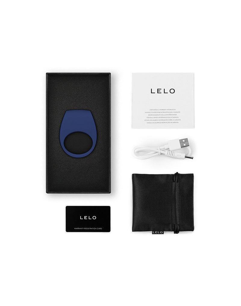 LELO - Tor 3 - Cock Ring Vibrator (met App Control) - Blauw