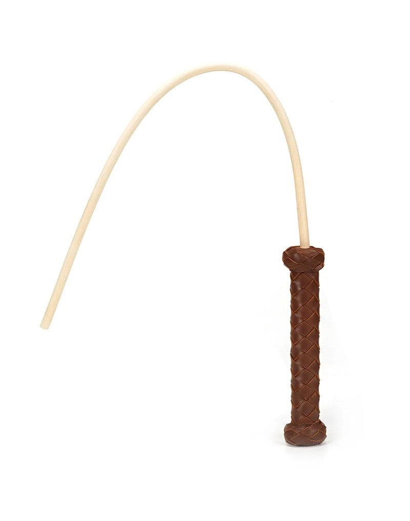 Liebe Seele - Stok met Leren Handvat - Bruin