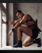 Liebe Seele - Leren Zadel - Zwart, Bruin & Goud