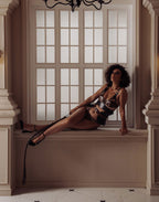 Liebe Seele - Leren Zweep - Zwart & Bruin