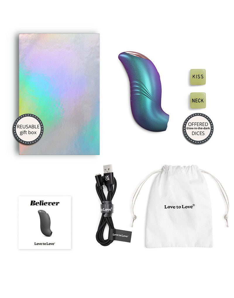 Love to Love - Believer - Clitorisvibrator - Turquoise