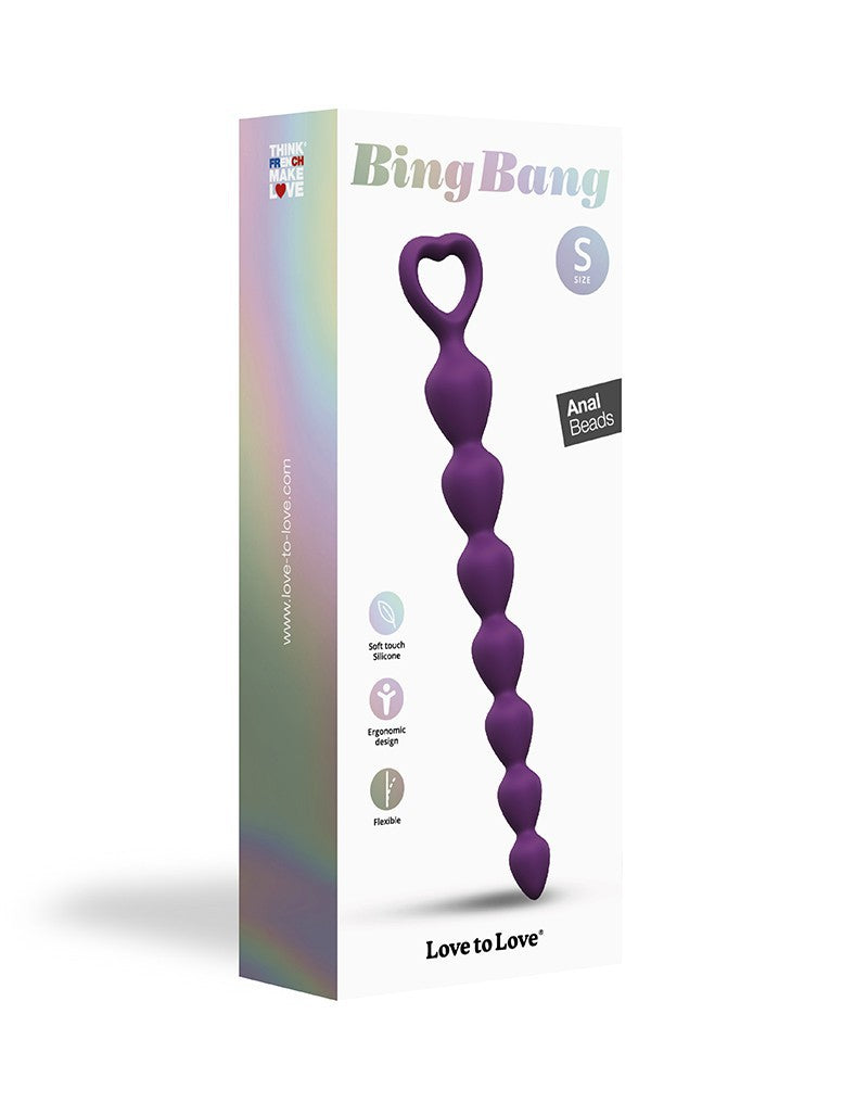 Love to Love - Bing Bang Maat S - Anaal Kettingen - Paars