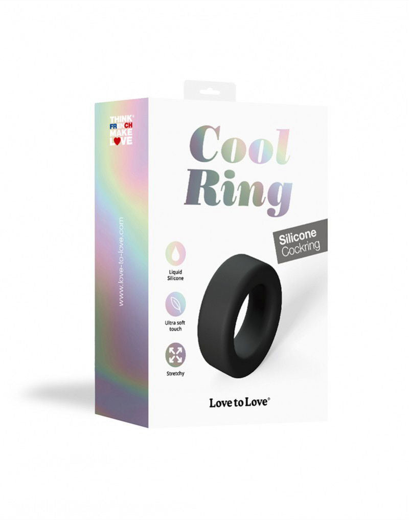 Love to Love - Cool Ring - Cock Ring - Zwart