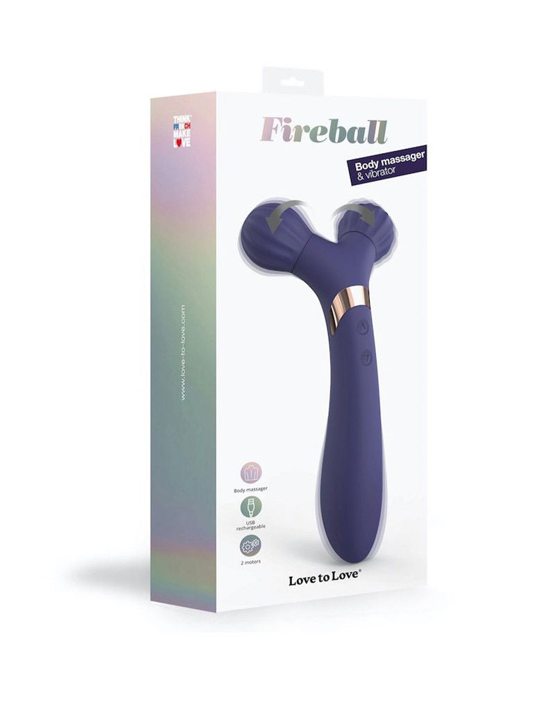Love to Love - Fireball - Body Massager & Vibrator - Indigo