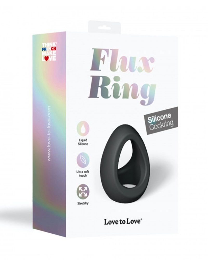Love to Love - Flux Ring - Cock Ring - Zwart