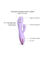 Love to Love - Funky Bunny - Rabbit Vibrator - Mauve