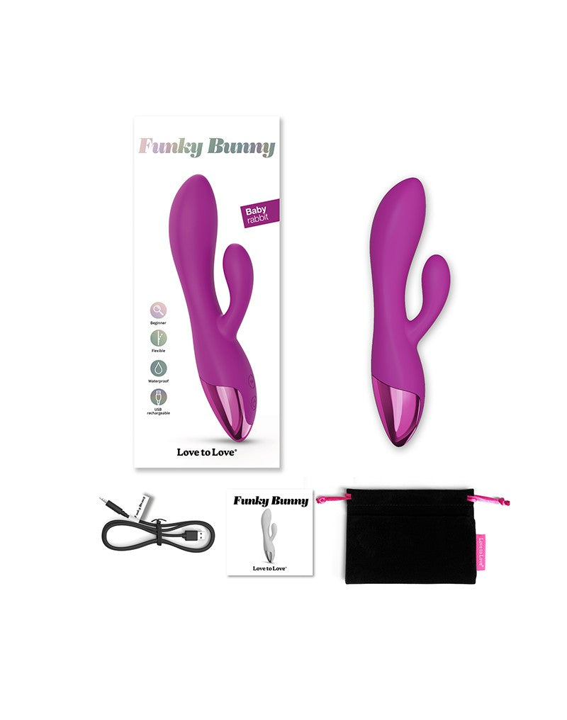 Love to Love - Funky Bunny - Rabbit Vibrator - Roze