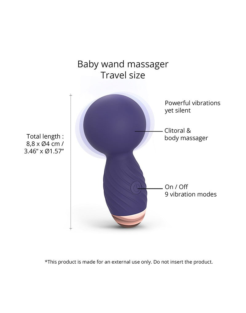 Love to Love - Itsy Bitsy - Mini Wand Vibrator - Indigo
