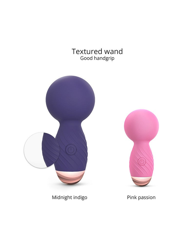 Love to Love - Itsy Bitsy - Mini Wand Vibrator - Indigo