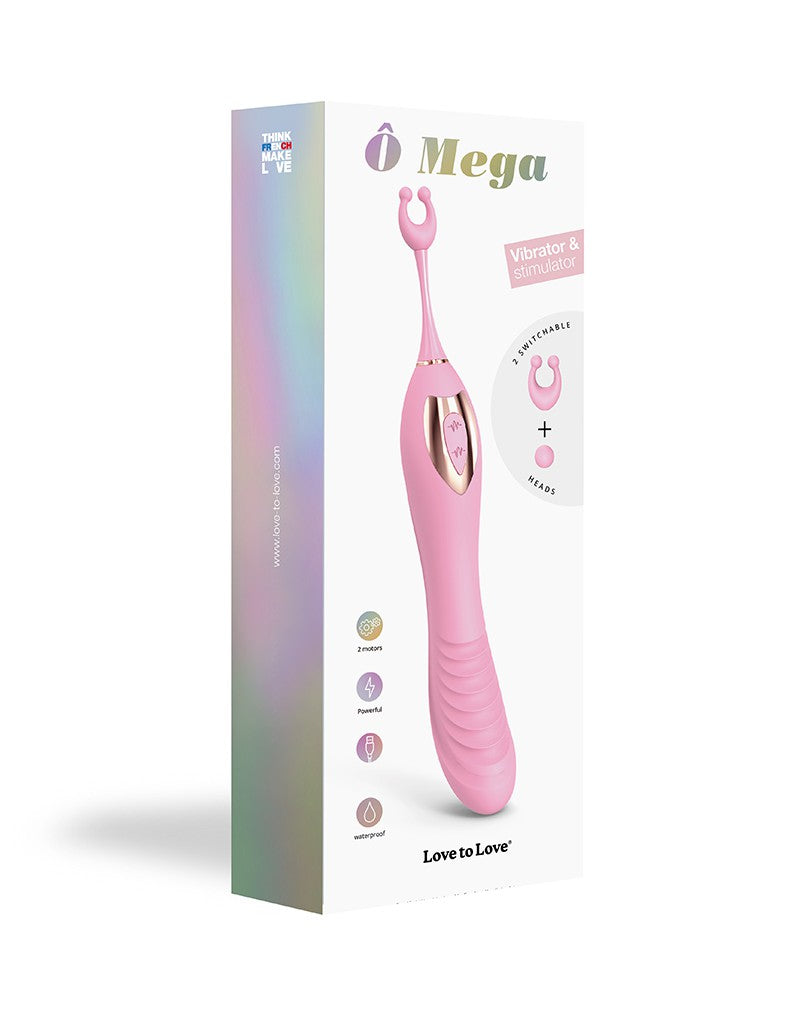 Love to Love - Ô Mega - Clitoris + G-Spot Vibrator - Roze