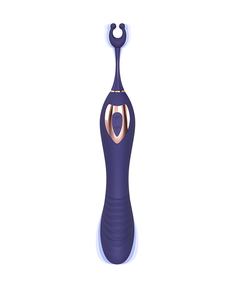Love to Love - Ô Mega - Clitoris + G-Spot Vibrator - Indigo