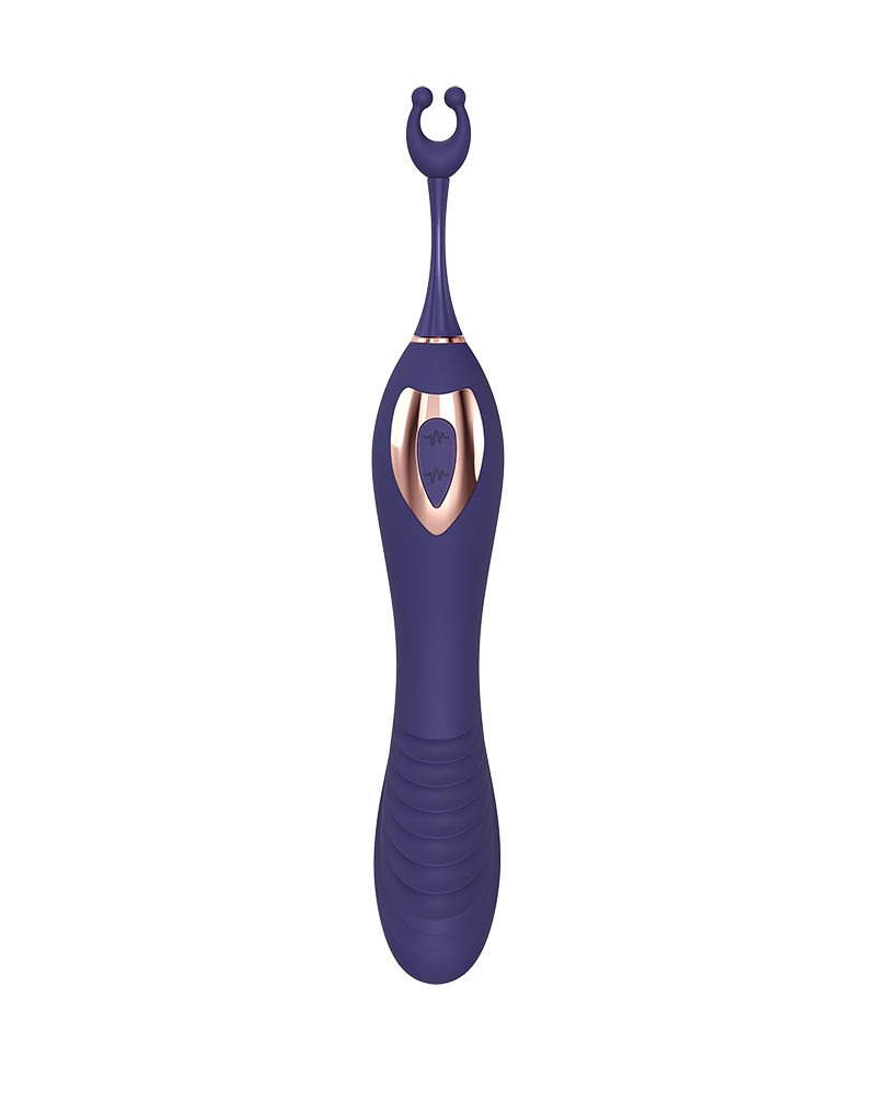 Love to Love - Ô Mega - Clitoris + G-Spot Vibrator - Indigo