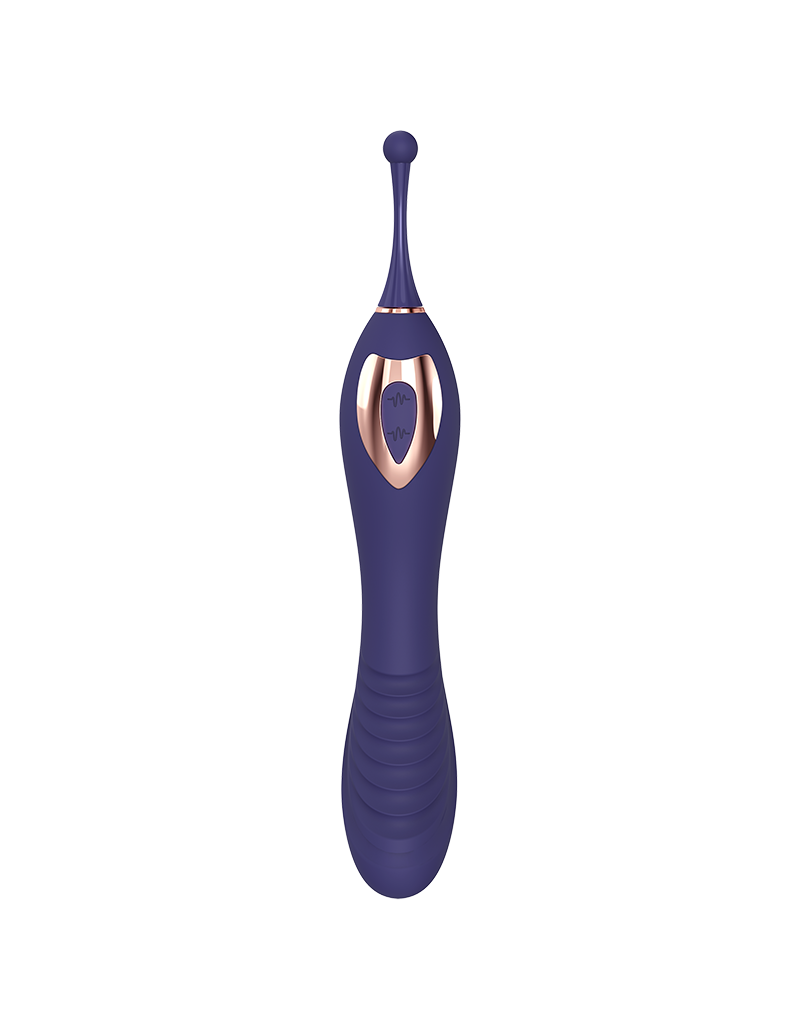 Love to Love - Ô Mega - Clitoris + G-Spot Vibrator - Indigo
