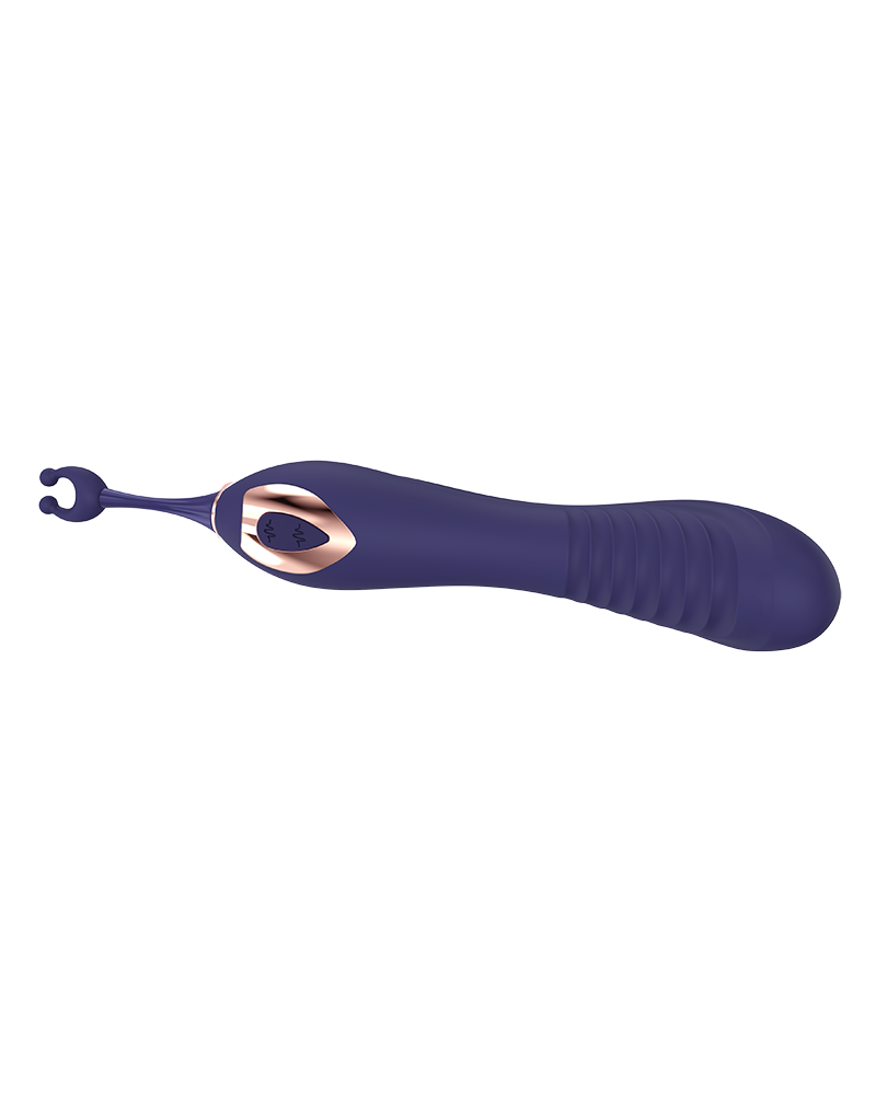 Love to Love - Ô Mega - Clitoris + G-Spot Vibrator - Indigo