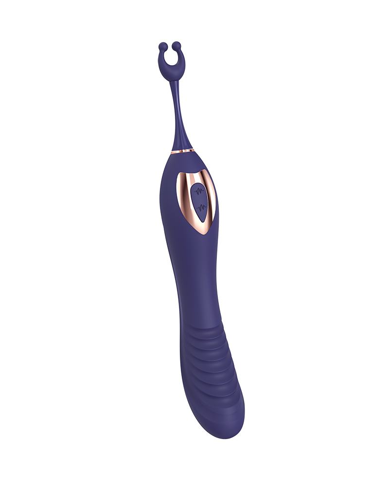 Love to Love - Ô Mega - Clitoris + G-Spot Vibrator - Indigo