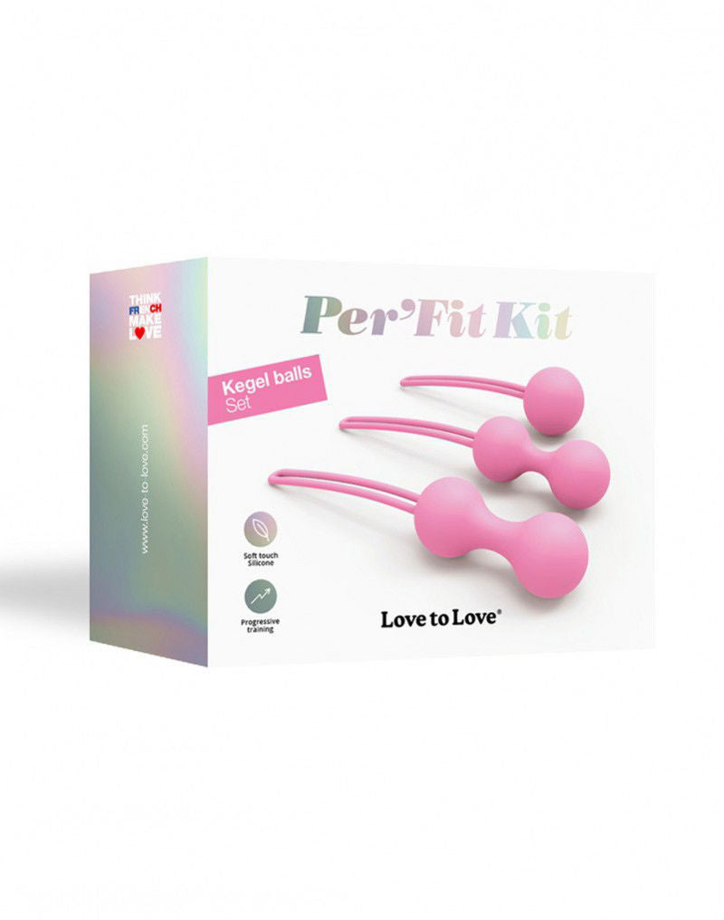 Love to Love - Per'Fit Kit - Kegel Balletjes Set - Roze