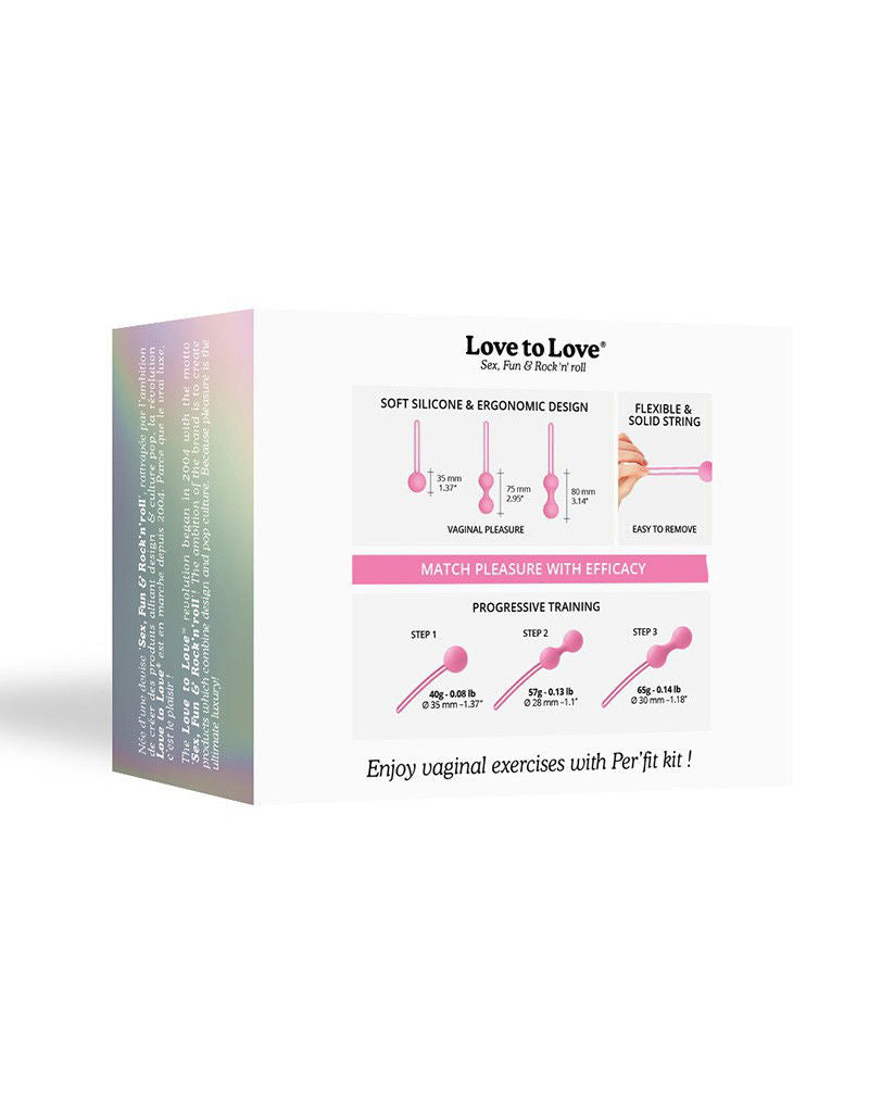 Love to Love - Per'Fit Kit - Kegel Balletjes Set - Roze