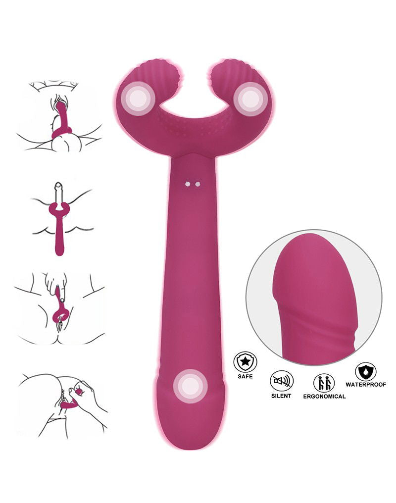 Love to Love - Please Me - Multi Vibrator - Plum