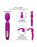 Love to Love - R-Evolution - Wand Vibrator met 2 Opzetstukken - Roze