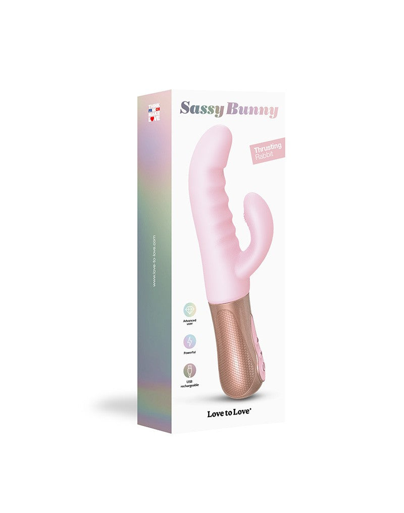 Love to Love - Sassy Bunny - Rabbit Vibrator - Lichtroze