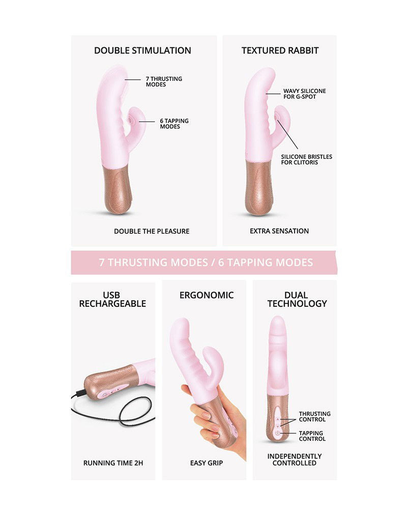 Love to Love - Sassy Bunny - Rabbit Vibrator - Lichtroze