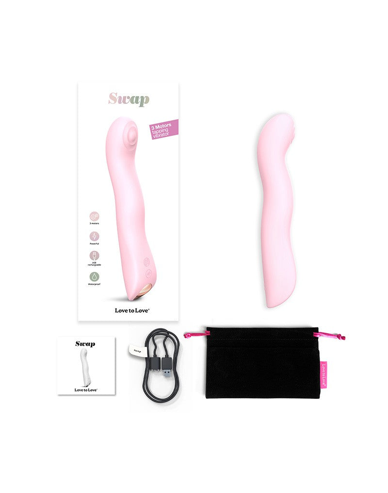 Love to Love - Swap - P&G Spot Tapping Vibrator - Lichtroze