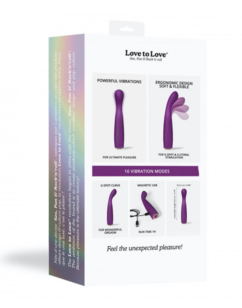Love to Love - Vibrating Feel Me - G-Spot Vibrator - Paars