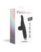 Love to Love - Vibrating Tickle Me - Vinger Vibrator - Zwart