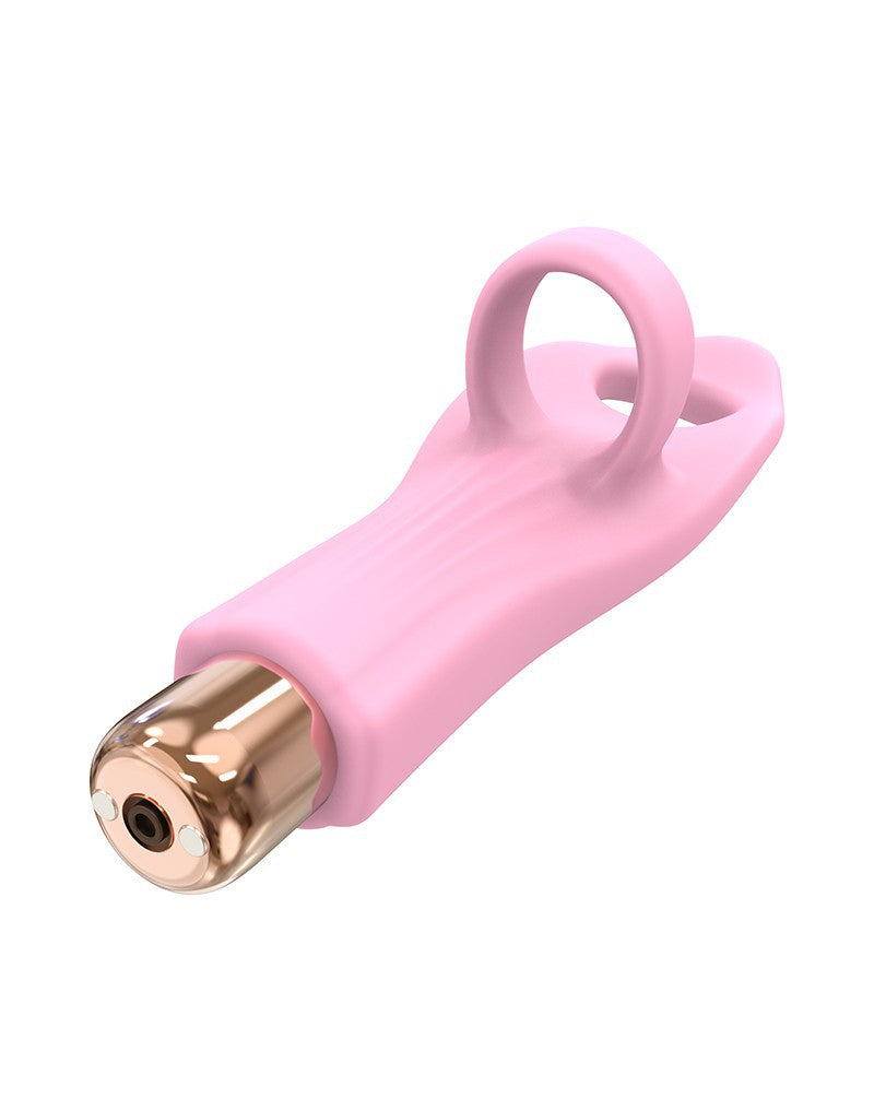 Love to Love - Vibrating Tickle Me - Vinger Vibrator - Roze