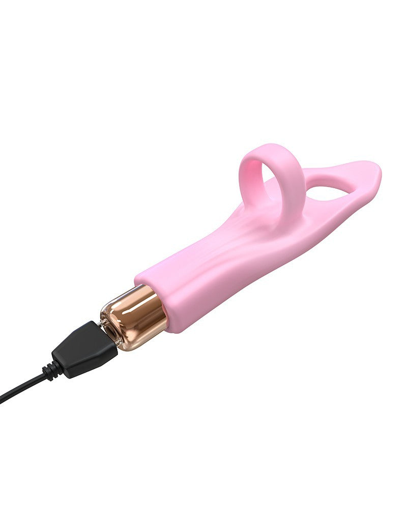 Love to Love - Vibrating Tickle Me - Vinger Vibrator - Roze