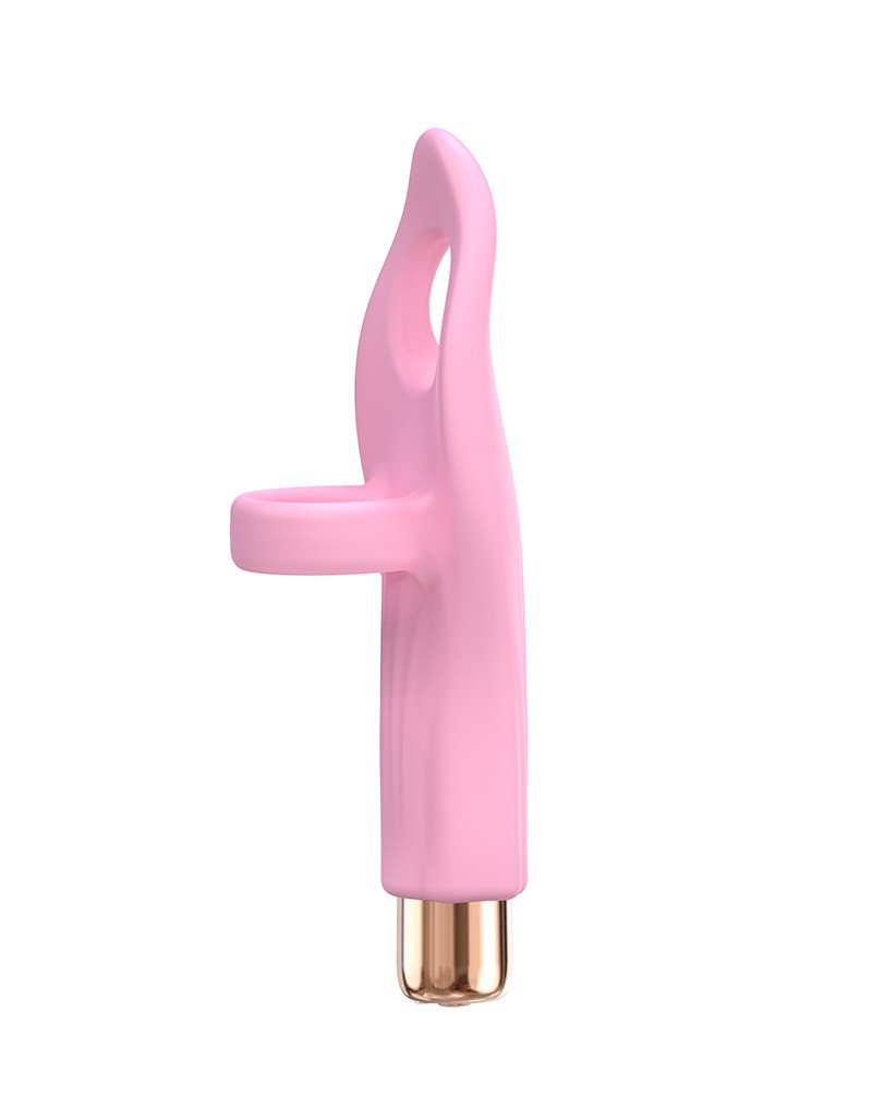 Love to Love - Vibrating Tickle Me - Vinger Vibrator - Roze