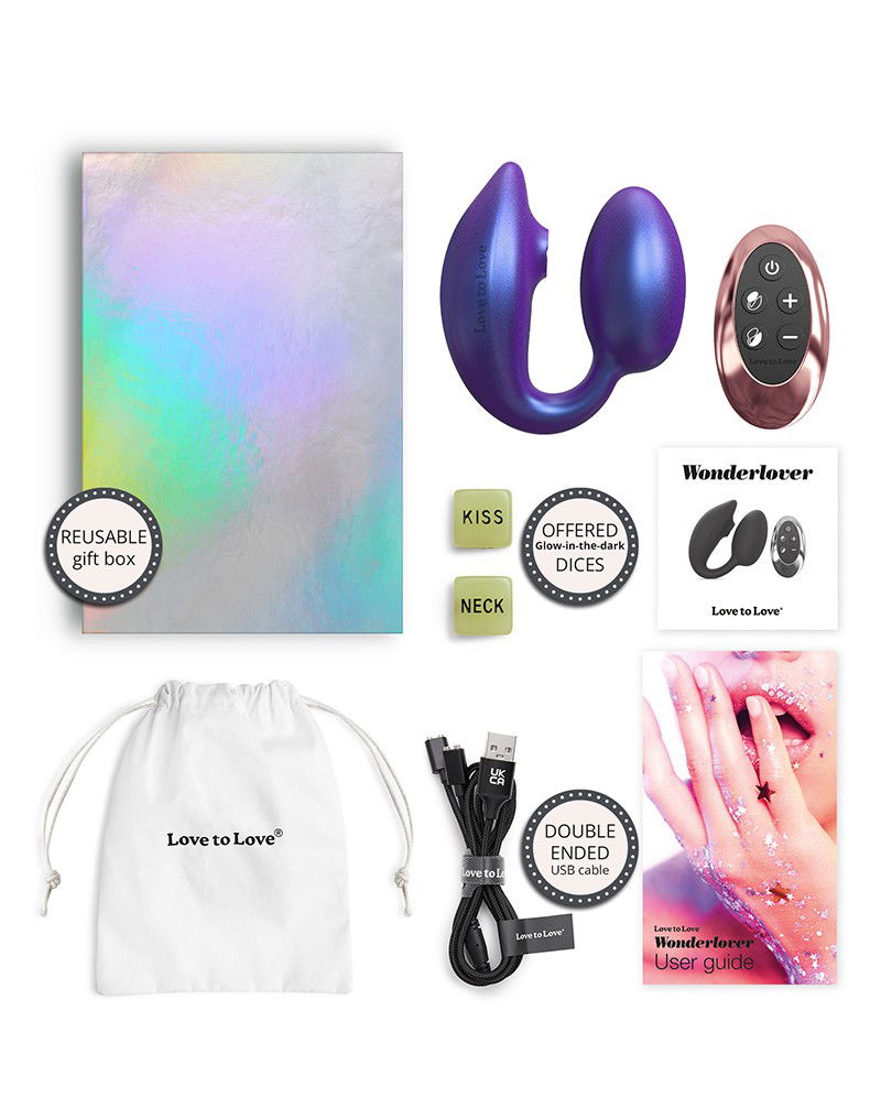 Love to Love - Wonderlover - Clitorisvibrator - Paars