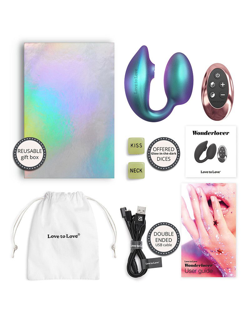 Love to Love - Wonderlover - Clitorisvibrator - Turquoise