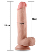LoveToy - 8 inch Sliding Skin Dildo